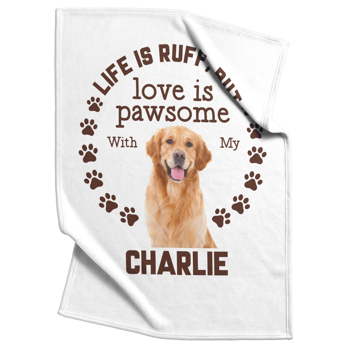 Personalized_Love_Is_Pawsome_Blankets_V_Blanket_Top_Bottom_Folds_Mockup.png