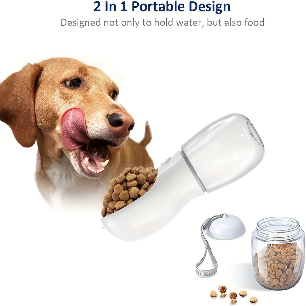2-In-1 Pet Water Bottle