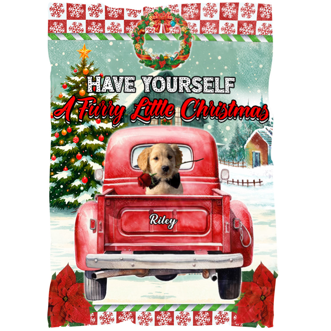Have Yourself A Furry Little Christmas Blankets