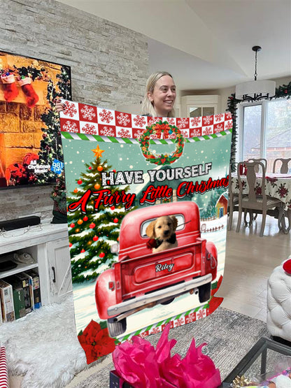 Have Yourself A Furry Little Christmas Blankets