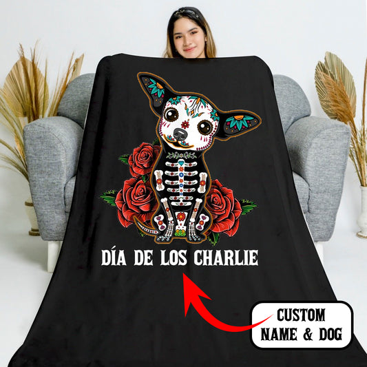Customize DIA DE LOS CHARLIE Blankets
