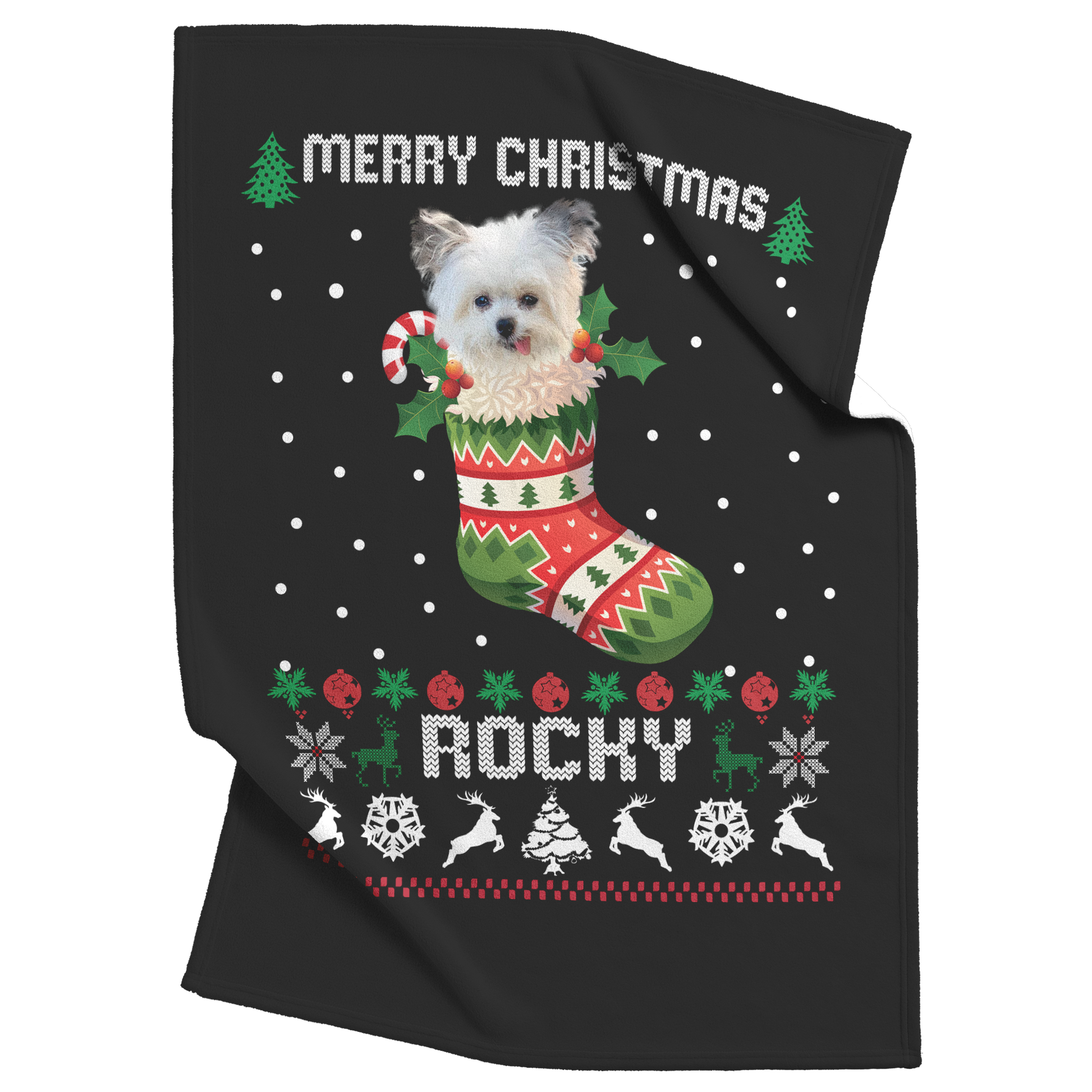 Customize_Name_Merry_Christmas_V_Blanket_Top_Bottom_Folds_Mockup.png