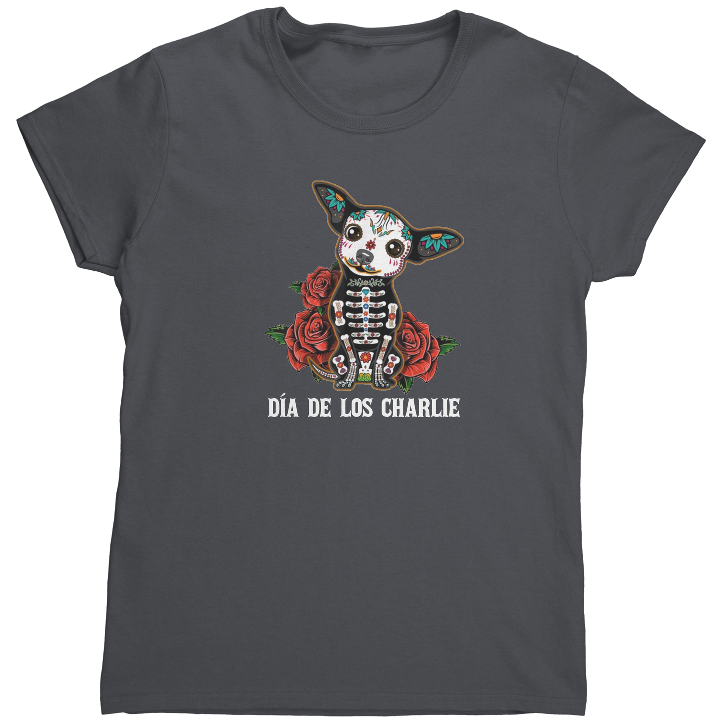 Customized_Name_and_Dog_Women_Shirt_Charcoal_Mockup.png