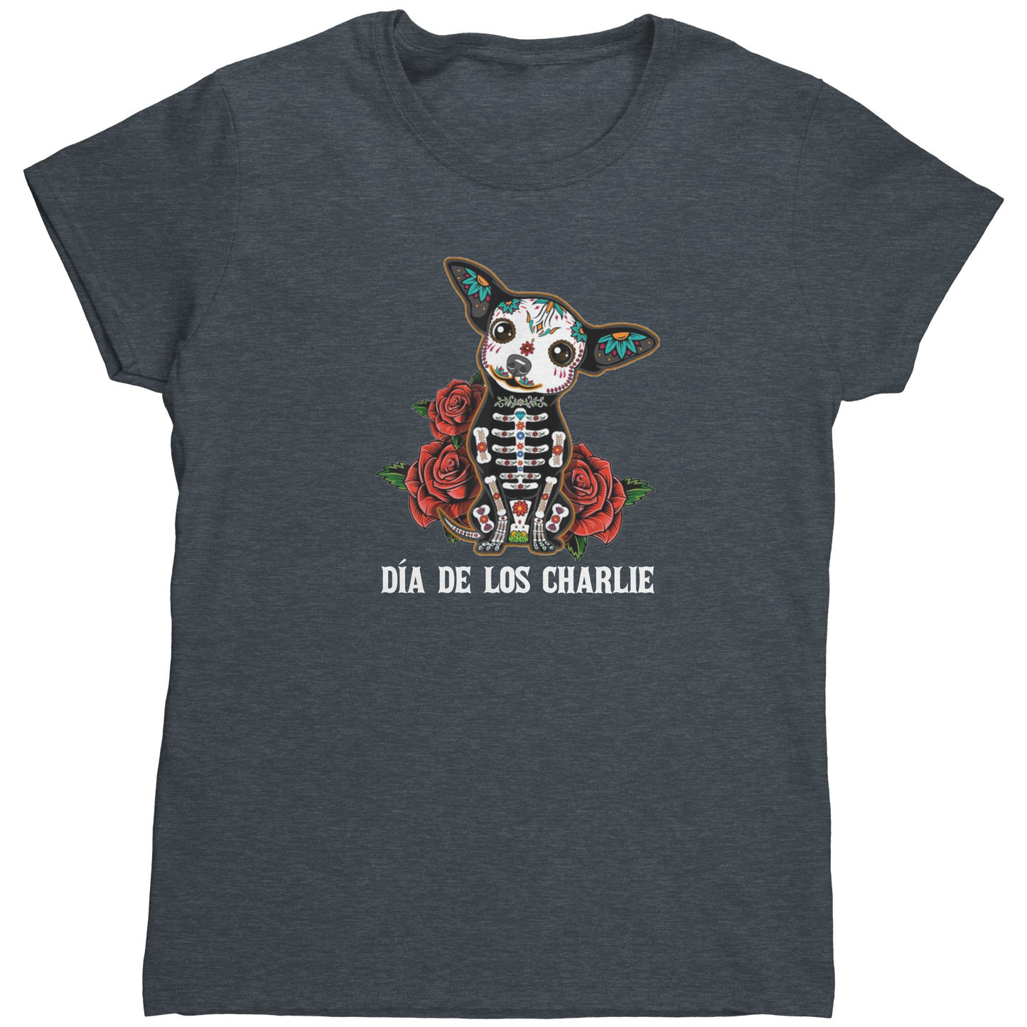 Customized_Name_and_Dog_Women_Shirt_Dark_Heather_Mockup.png