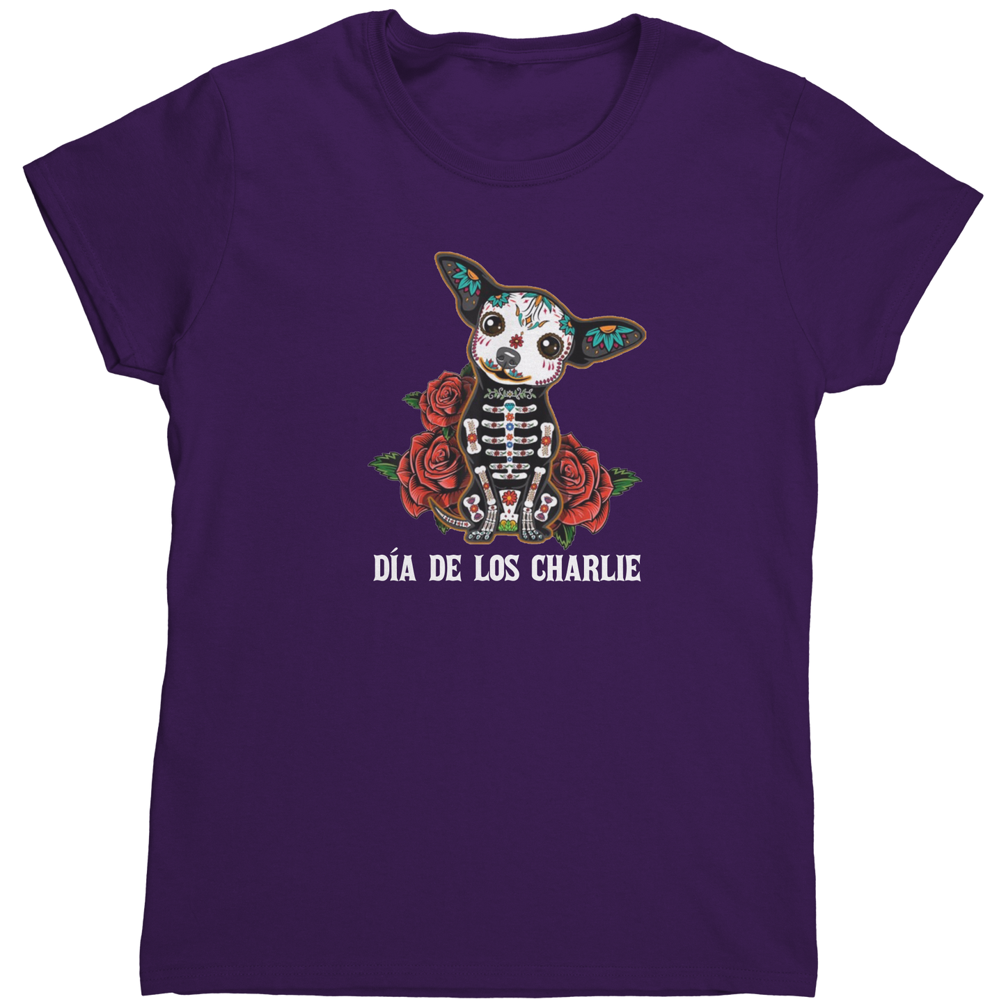 Customized_Name_and_Dog_Women_Shirt_Purple_Mockup.png