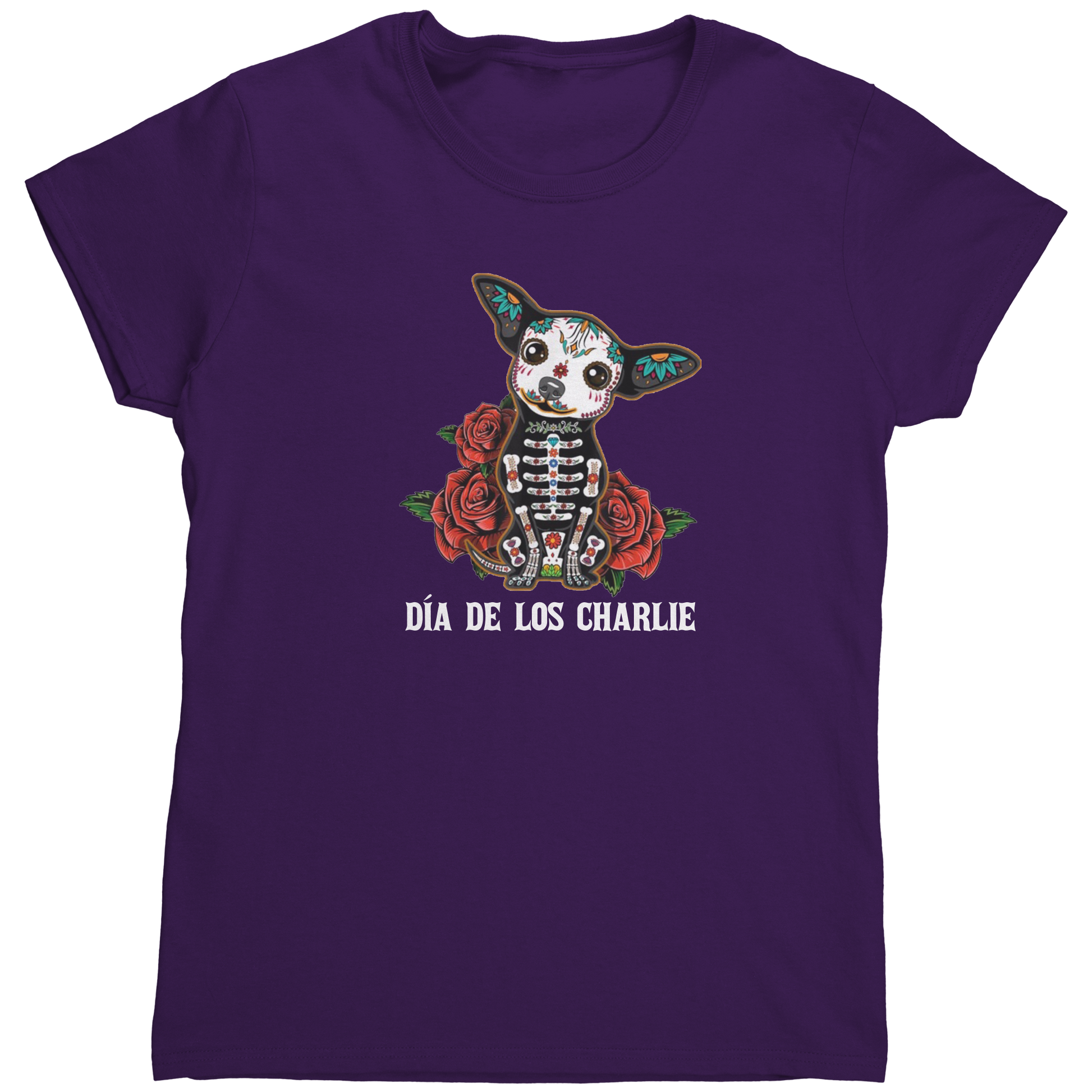 Customized_Name_and_Dog_Women_Shirt_Purple_Mockup.png