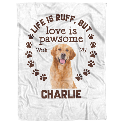 Personalized_Love_Is_Pawsome_Blankets_V_Blanket_AS_Flat_Mockup.png