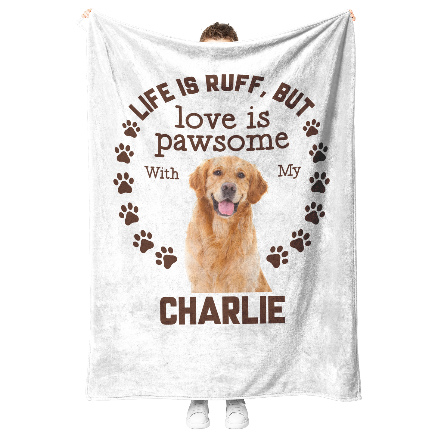 Personalized_Love_Is_Pawsome_Blankets_V_Blanket_Model_Mockup.png