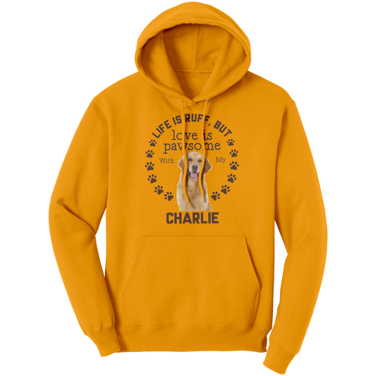 Personalized_Love_Is_Pawsome_Hoodie_Gold_Front_Mockup.png