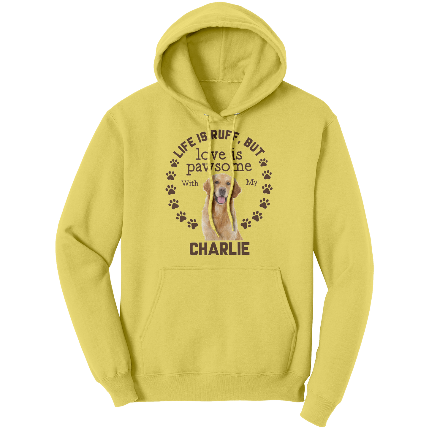Personalized_Love_Is_Pawsome_Hoodie_Yellow_Front_Mockup.png