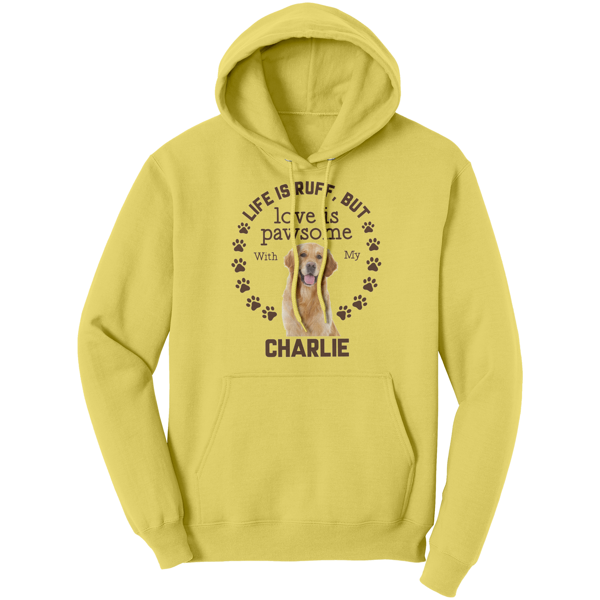Personalized_Love_Is_Pawsome_Hoodie_Yellow_Front_Mockup.png
