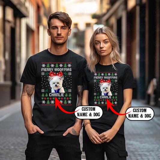 MERRY WOOFMAS MENS SHIRT