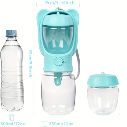 2-In-1 Pet Water Bottle