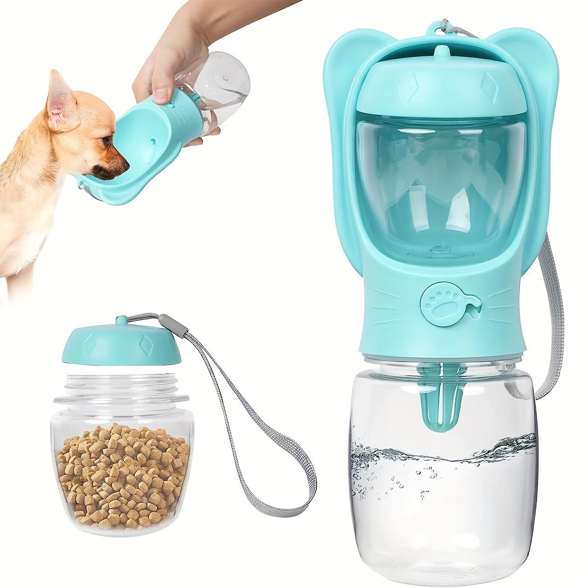 2-In-1 Pet Water Bottle